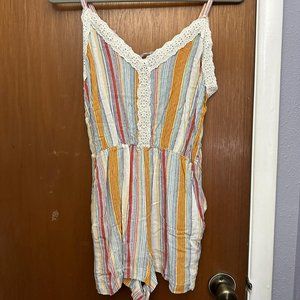 multicolored romper